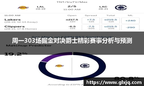 周一303场掘金对决爵士精彩赛事分析与预测